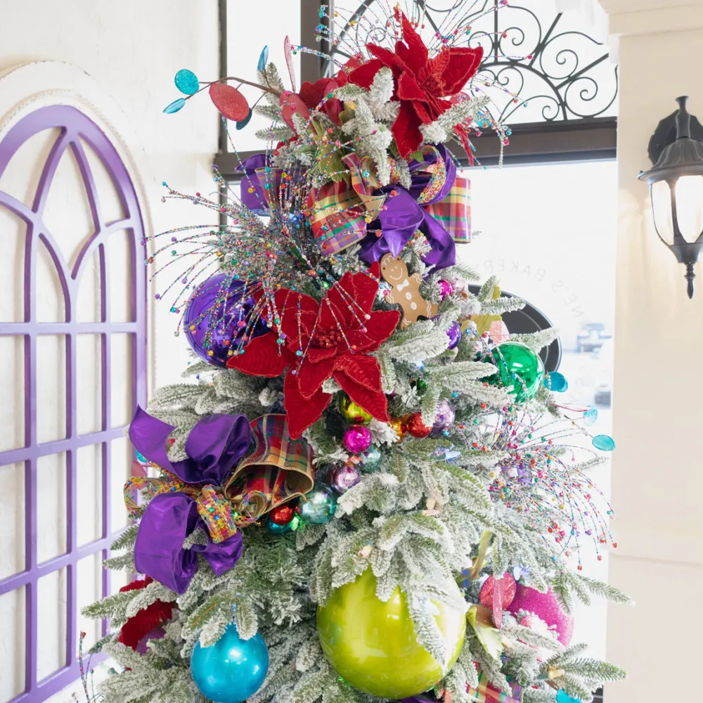 Farrisilk Purple Shiny Ball Ornament, 4"