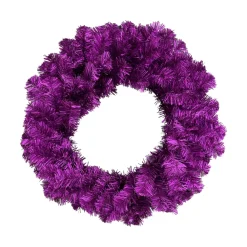 Liberty Floral Purple Tinsel Wreath