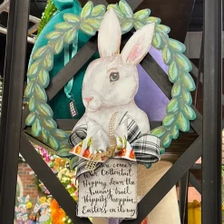 The Round Top Collection Rabbit Wreath Gallery Art