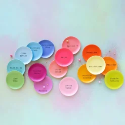 Glitterville Rainbow Salad Plate by