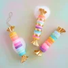 Glitterville Rainbow Taffy Candy Display by