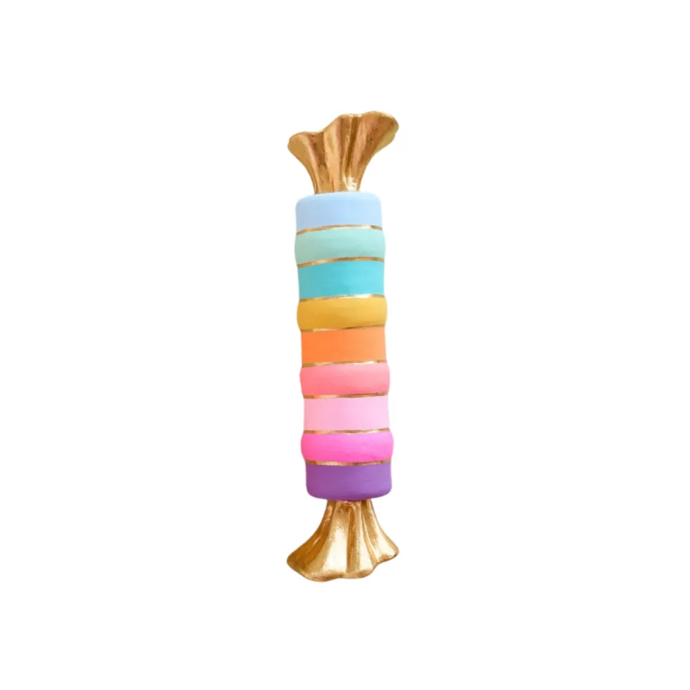 Glitterville Rainbow Taffy Candy Display by