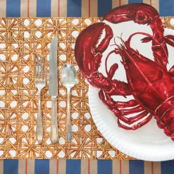 Hester & Cook Rattan Weave Placemat Set