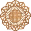 Hester & Cook Rattan Weave Placemat Set