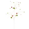 RAZ Red and Green Glitter Ball Spray