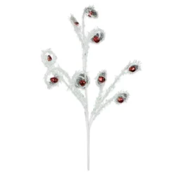 Direct Export Co. Red and White Curly Spray