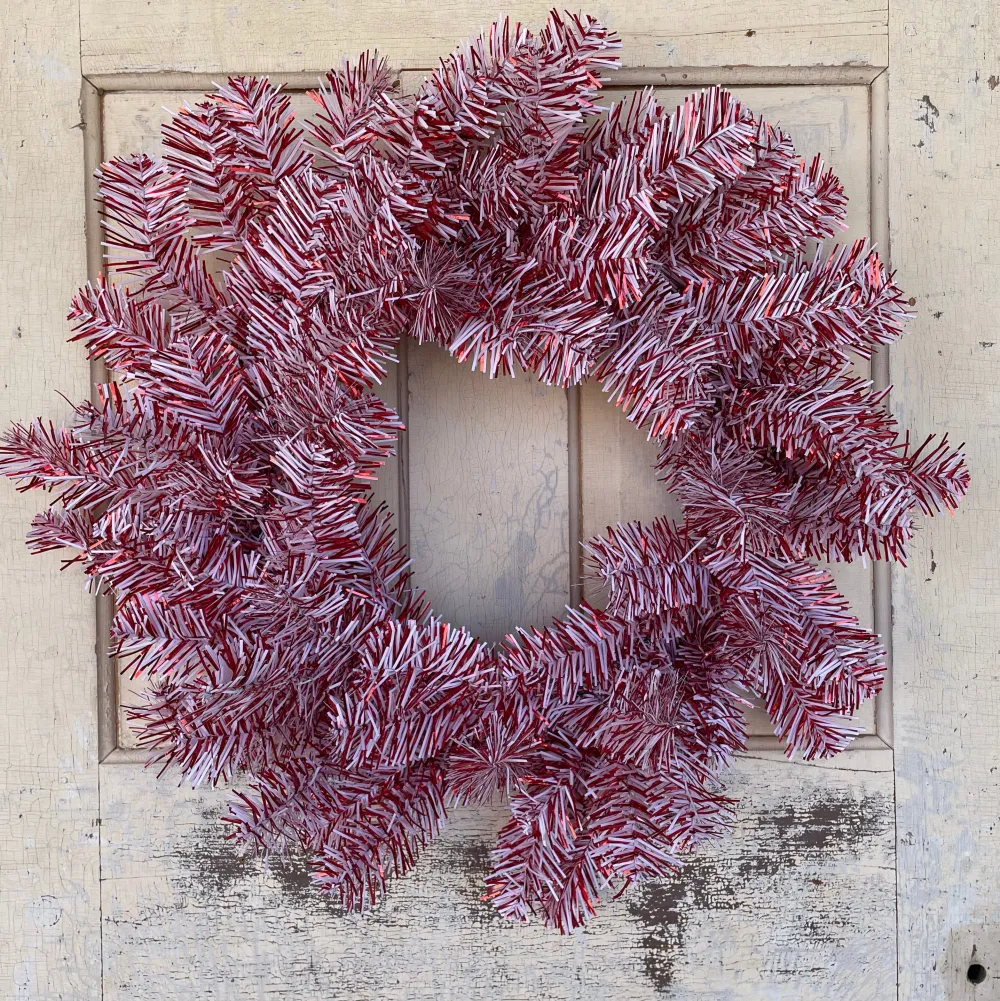 Liberty Floral Red and White Wreath