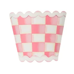 The Round Top Collection Ric Rac Pocket, Pink and White