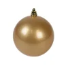 Farrisilk Rose Gold Candy Apple Ball Ornament, 4"