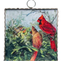 The Round Top Collection Rozie’s Cardinal Family Mini Gallery Art