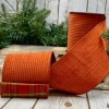 D. Stevens Rust Corduroy Ribbon, 4" X 5YD