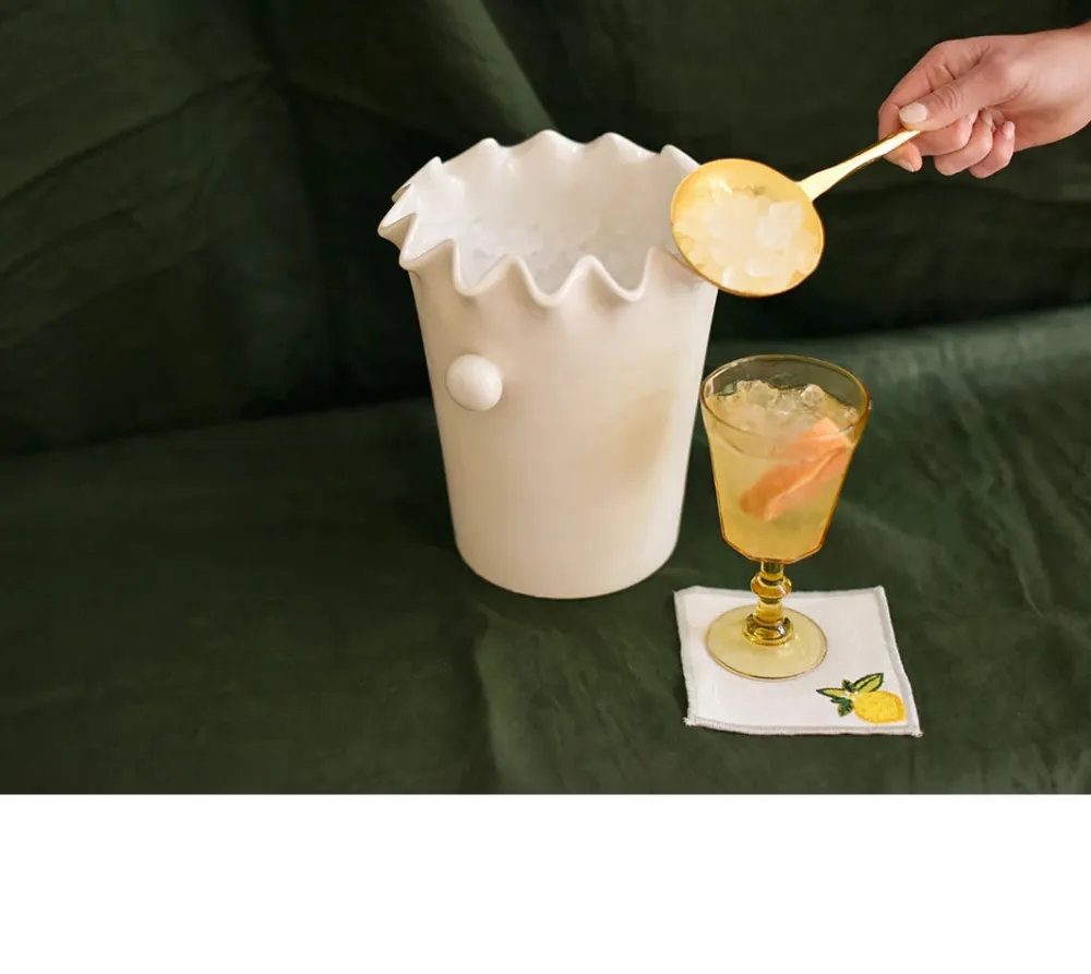 Coton Colors Signature Ruffle Ice Bucket