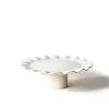 Coton Colors Signature White Ruffle Cake Stand, 11"