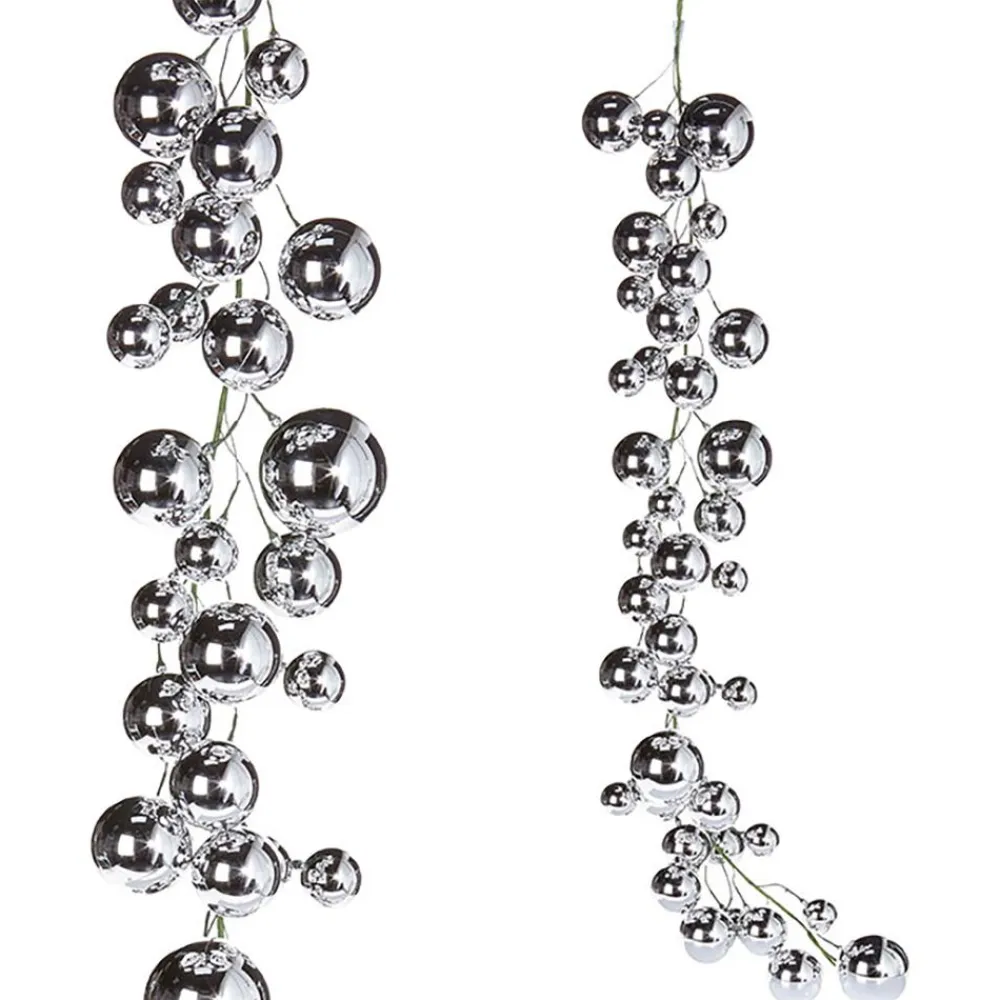 RAZ 4', Silver Ball Garland
