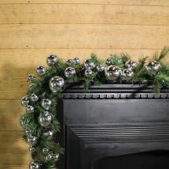 RAZ 4', Silver Ball Garland