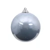 Farrisilk Silver Candy Apple Ball Ornament, 8"