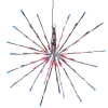 RAZ Silver Starburst with Red, White and Blue Lights, 18"