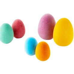 180 Degrees Small Flocked Egg Figurine