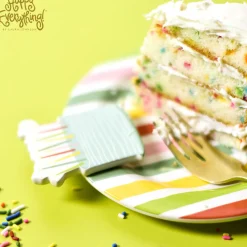 Happy Everything Sparkle Cake Embellishment Plate by !