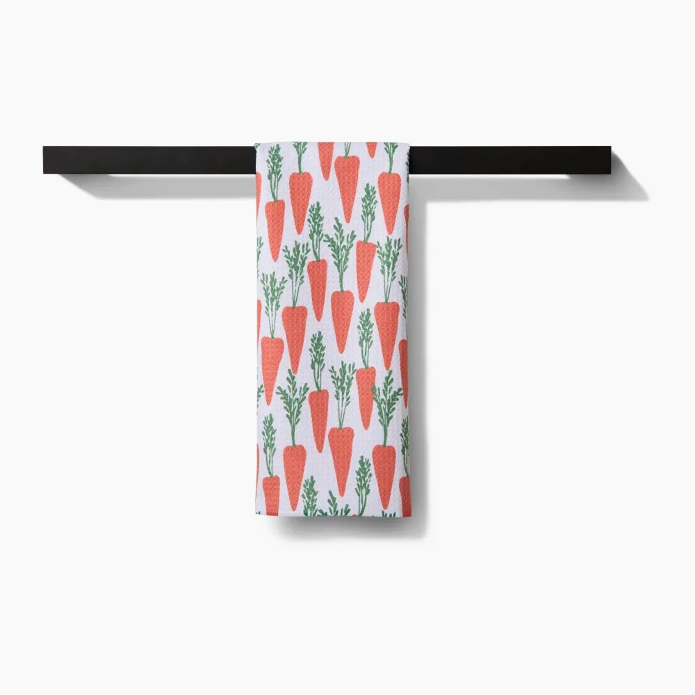 Geometry Spring Carrot Hill Tea Towel