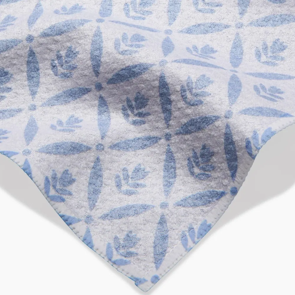 Geometry Spring Trellis Floral Dishcloth Set