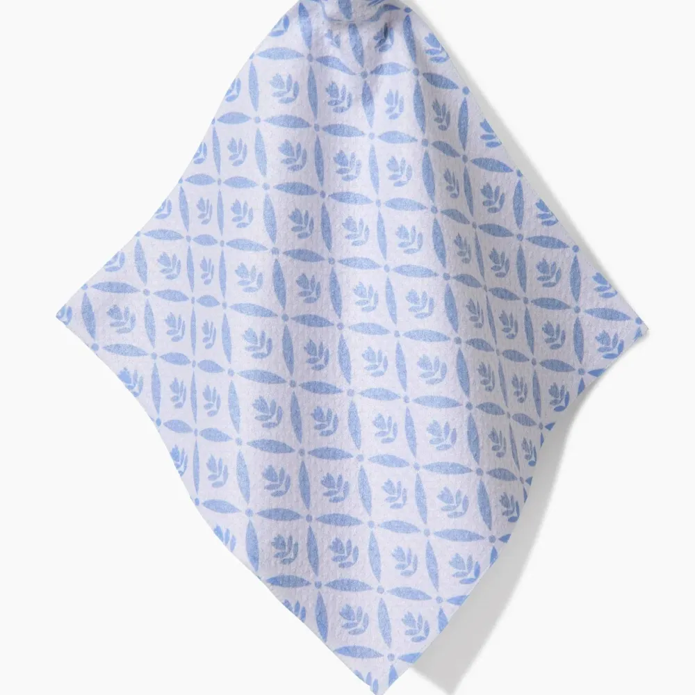 Geometry Spring Trellis Floral Dishcloth Set