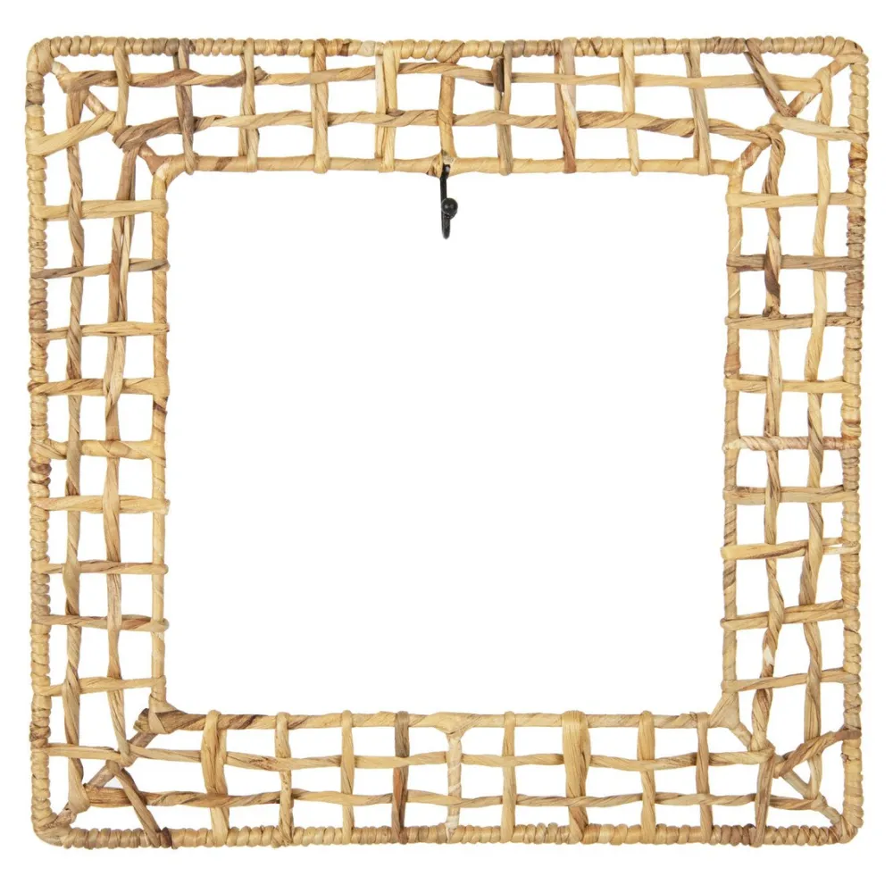 The Round Top Collection Square Wicker Wreath Display