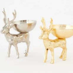 180 Degrees Standing Reindeer Bowl