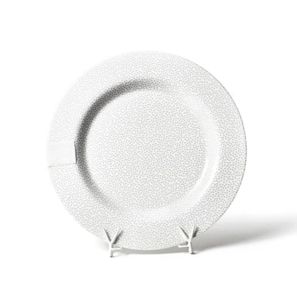 Happy Everything Stone Small Dot Round Entertaining Platter by !