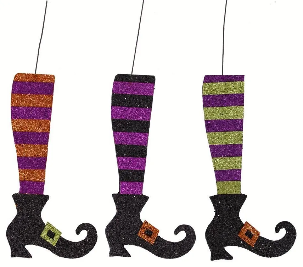 Craig Bachman Striped Glitter Witch Legs
