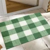 Studio 67 Tartan Sage Mat