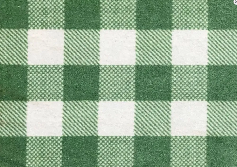 Studio 67 Tartan Sage Mat