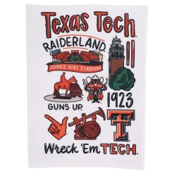 Glory Haus Texas Tech Icon Tea Towel