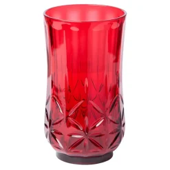 Sophistiplate Traditional Tall Tumbler, Red
