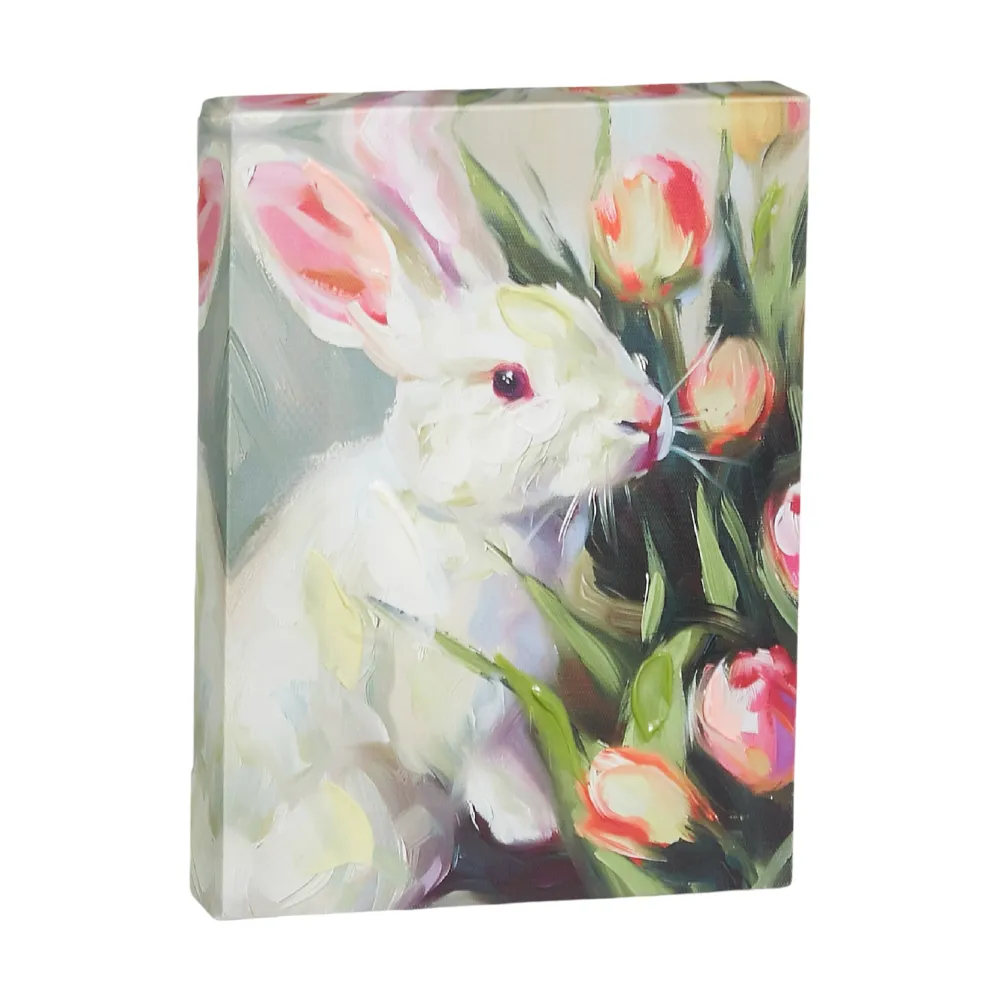 RAZ Tulip Rabbit Wall Art