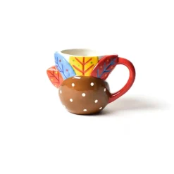 Happy Everything Turkey Shaped Mug by !