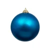 Farrisilk Turquoise Matte Ball Ornament, 8"