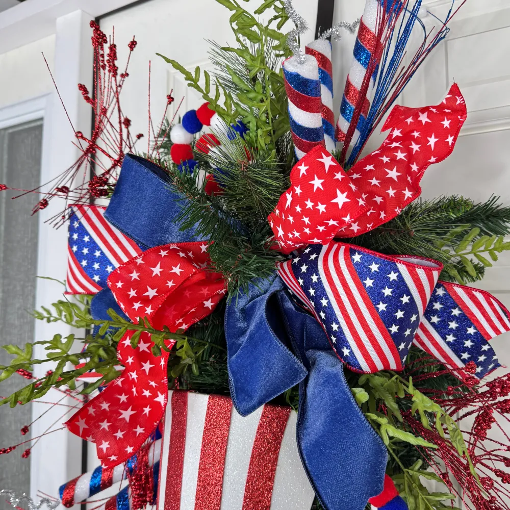 Miss Cayce's Uncle Sam's Hat Teardrop