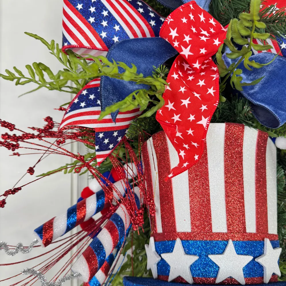Miss Cayce's Uncle Sam's Hat Teardrop
