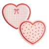 Harlow & Grey Valentine's Day Lace Heart Shaped Plate Set