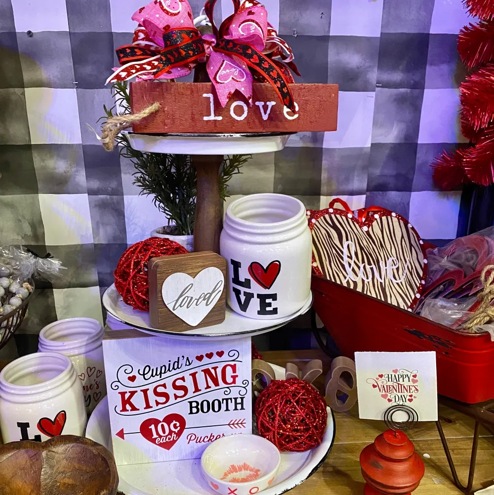 Burton & Burton Valentine's Day Mason Jar