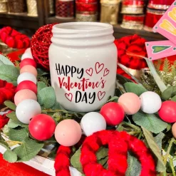Burton & Burton Valentine's Day Mason Jar