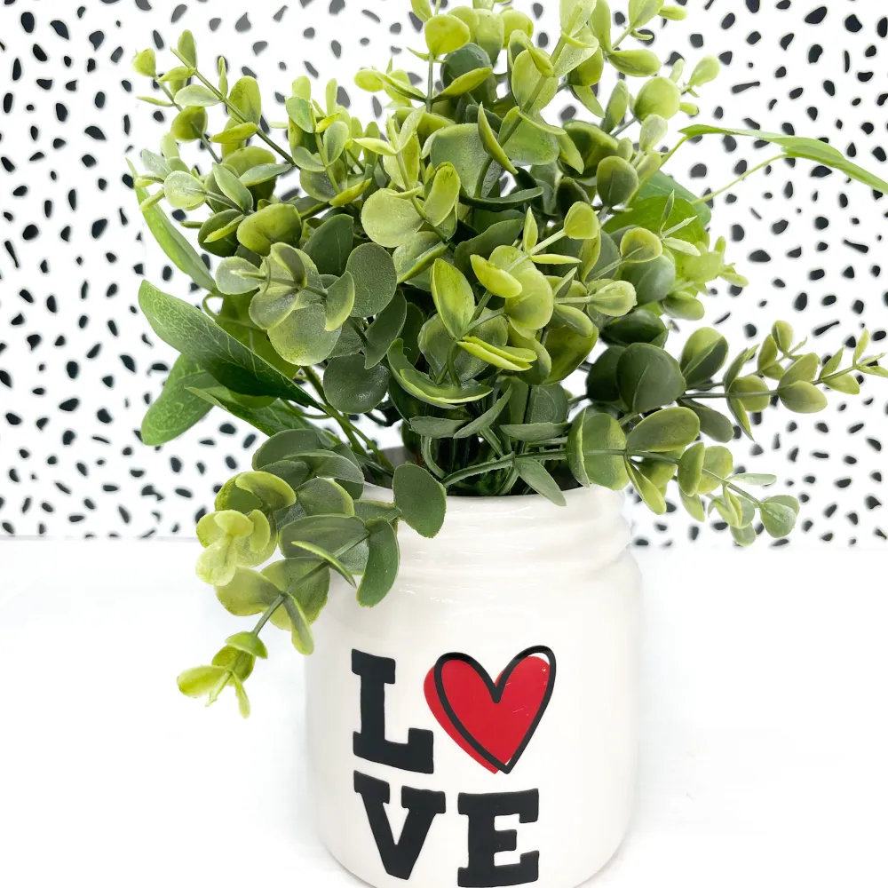 Burton & Burton Valentine's Day Mason Jar