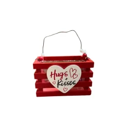 Burton & Burton Valentine Wood Crate