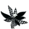 Liberty Floral Velvet Harlequin Poinsettia Stem