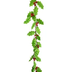 Liberty Floral Velvet Holly Leaf Garland