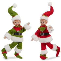 RAZ Vintage Posable Elf, 10"