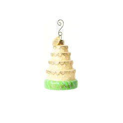 Happy Everything Wedding Cake Shaped Ornament
