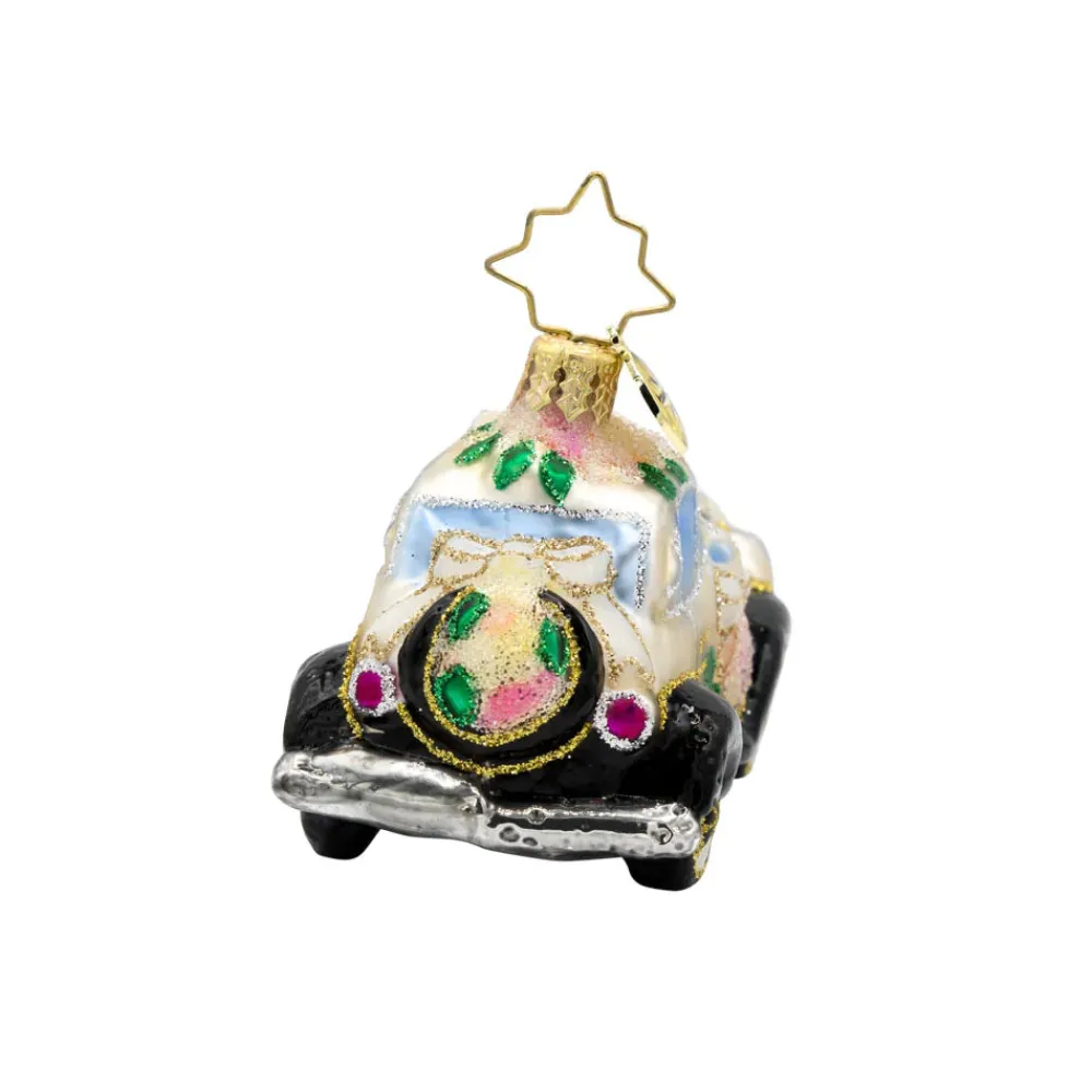 Christopher Radko Wedding Day Wheels Gem by