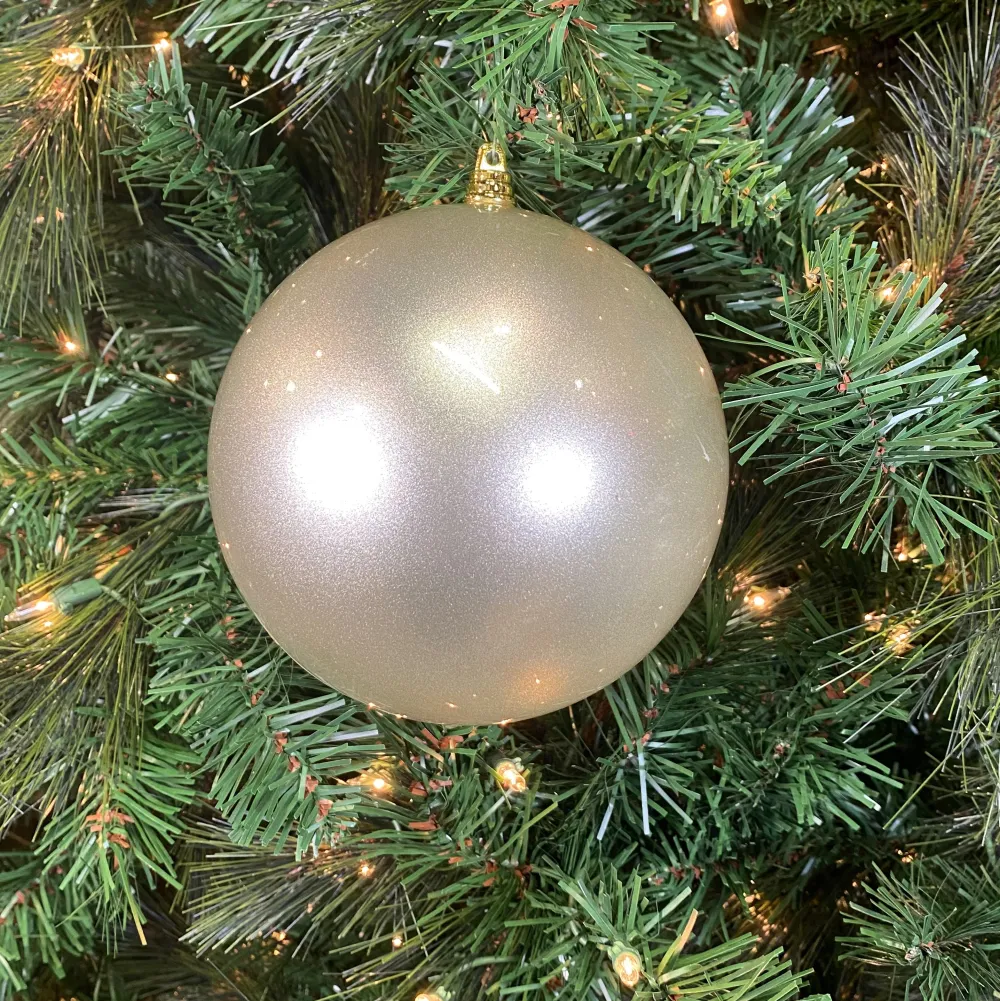 Farrisilk White Candy Apple Finish Ball, 4"